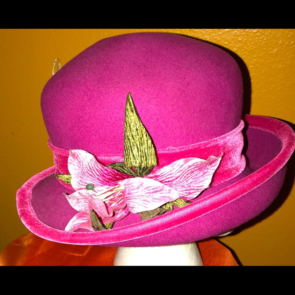 A beautiful pink hat